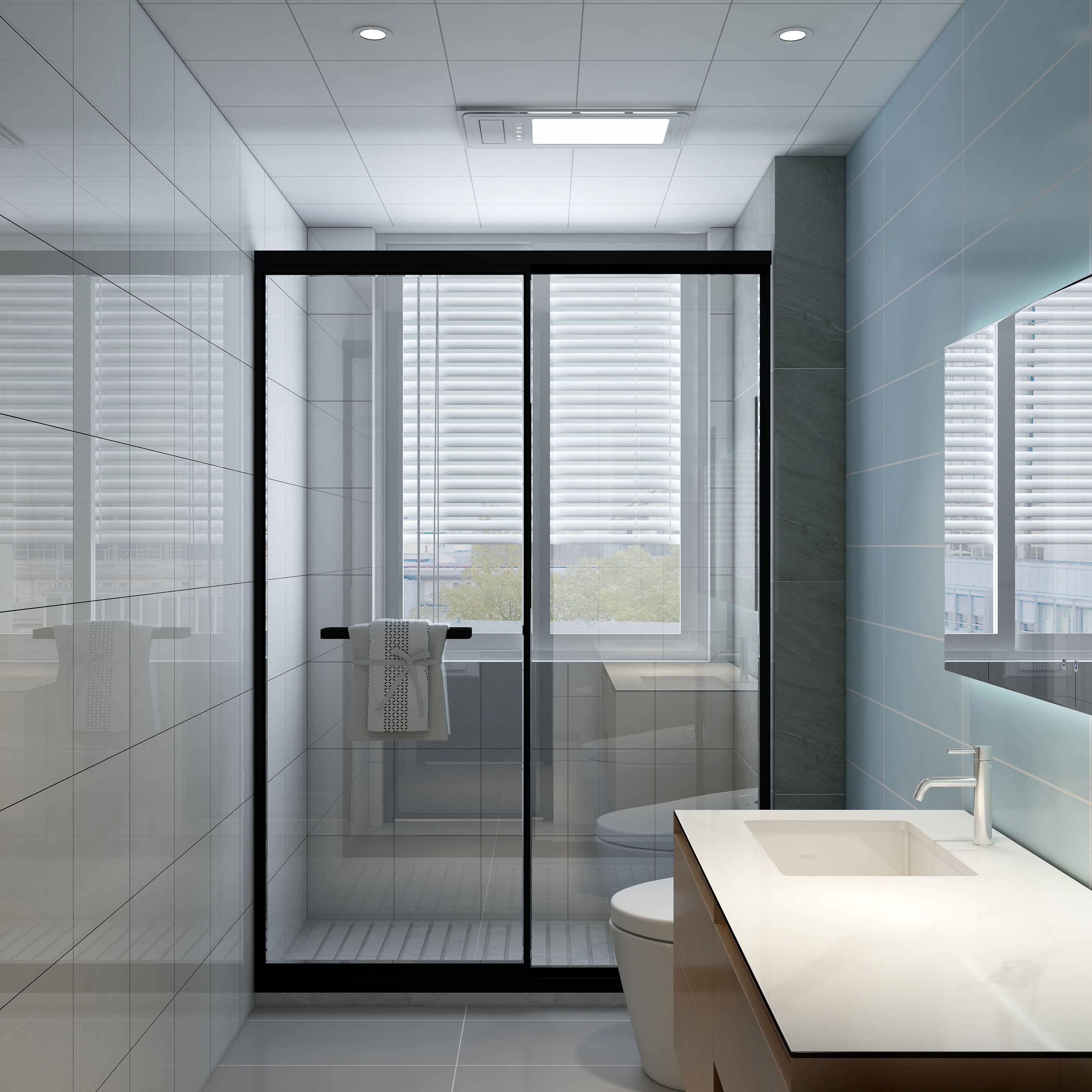 乐意家装饰-丽新花苑-淋浴版本-装修设计方案