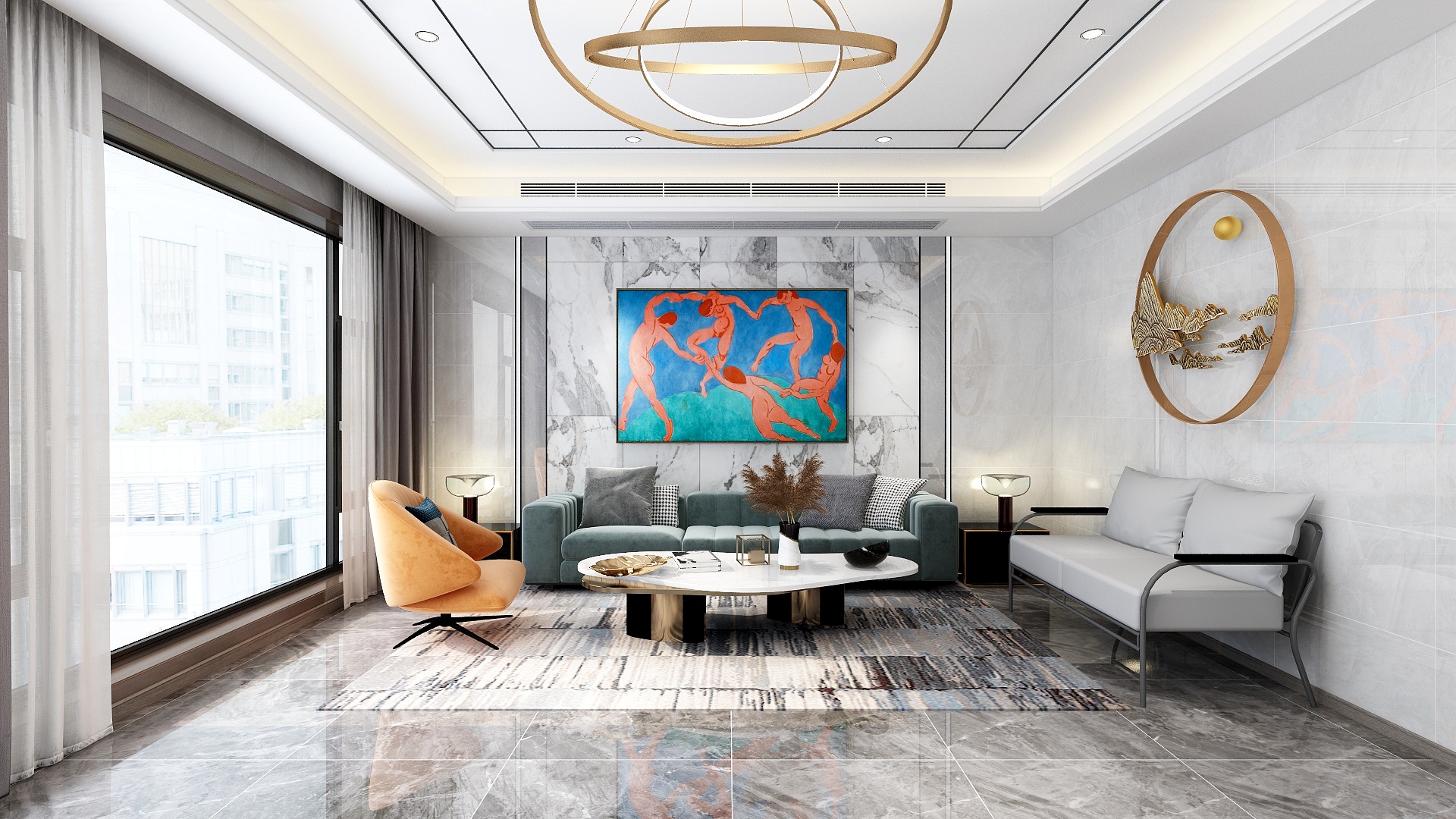 刘安明-江阴浦市现代中式新农村装修效果图