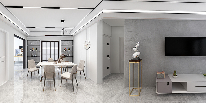 桑梓ZFWI-现代简约-装修设计方案