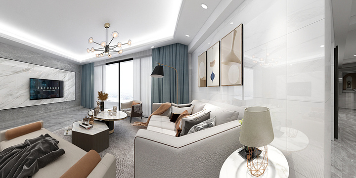 哈哈3333-东方绿洲25-04冯总雅居-装修设计方案