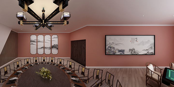 雷翠萍a-饶记饭店-装修设计方案