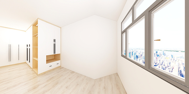 欧格橱柜-葫芦岛主卧衣柜-装修设计方案