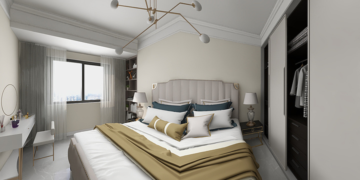 MT沫没-主卧-装修设计方案