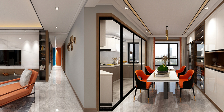 吾道日兴隆-壹号公馆东户-现代-装修设计方案