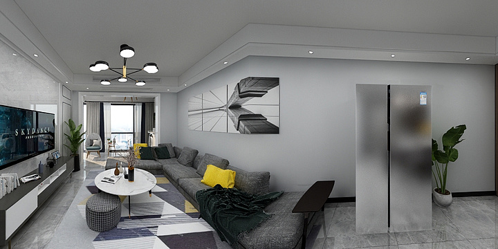 东家乐-星沙-中建悦和城15-1604-装修设计方案