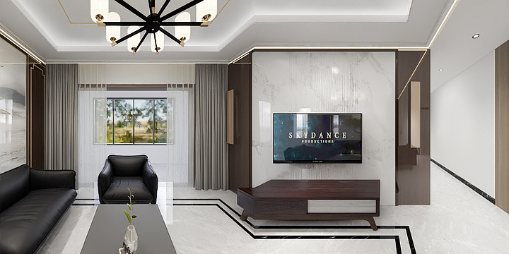 设计刘浏-铜锣湾，21栋,2707 - 副-装修设计方案