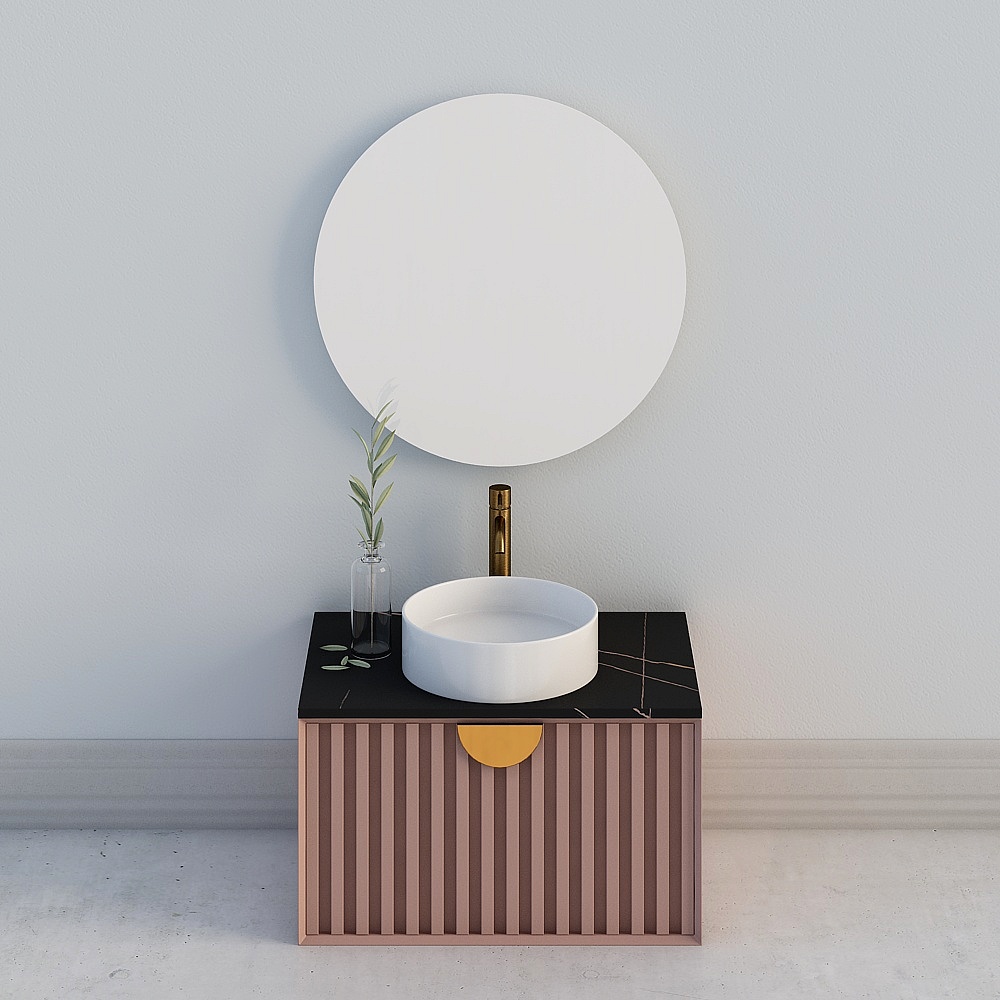 现代浴室柜-33D模型