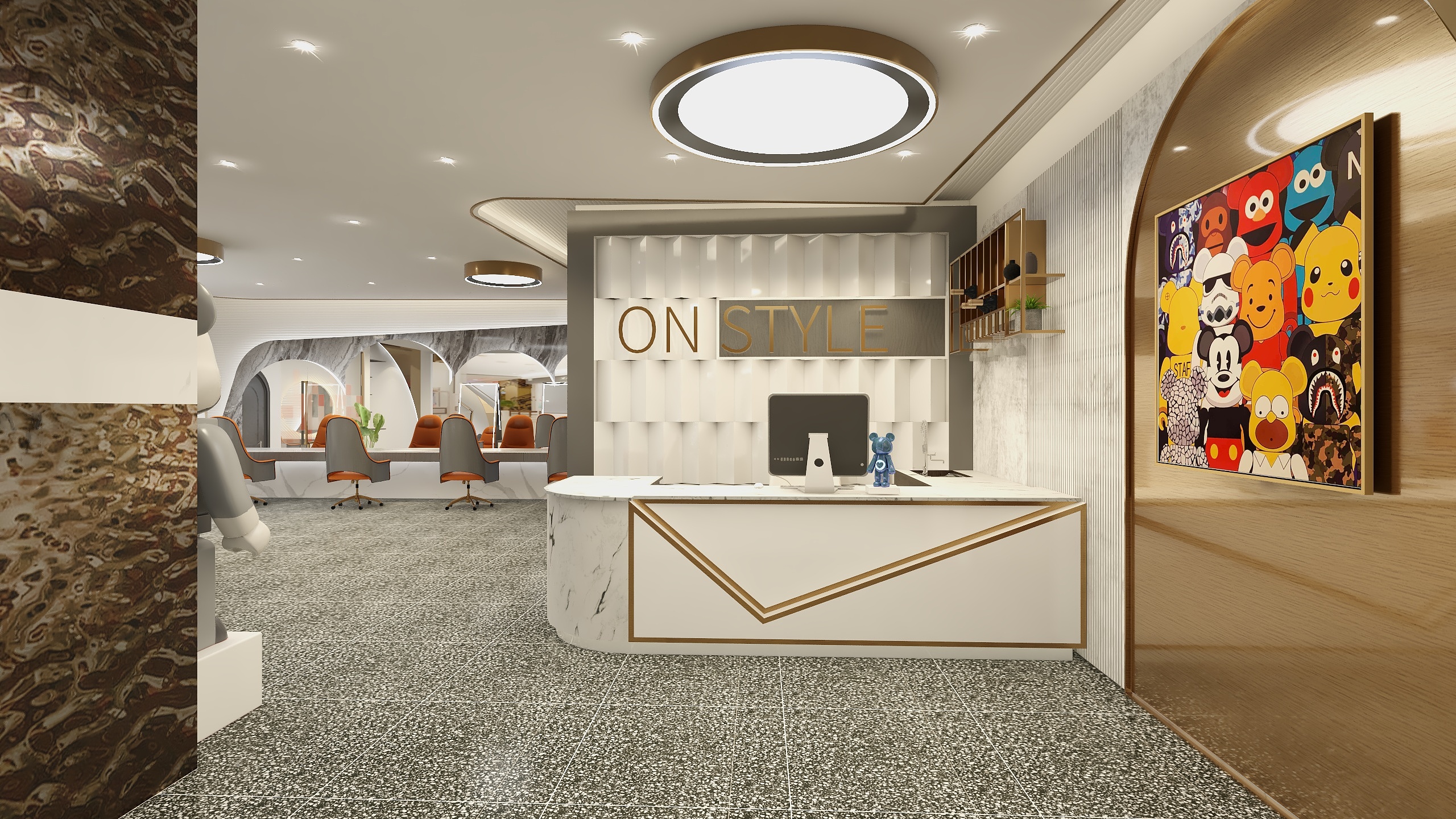 喜乐室内外高端设计-ON STYLE 造型-副本-装修设计方案