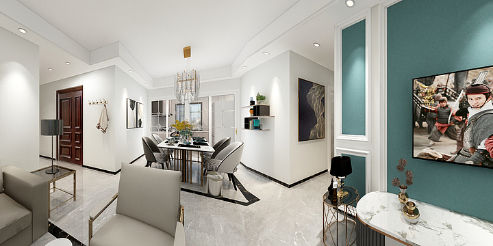 龙爱设计-阜阳绿地紫峰公馆119-装修设计方案