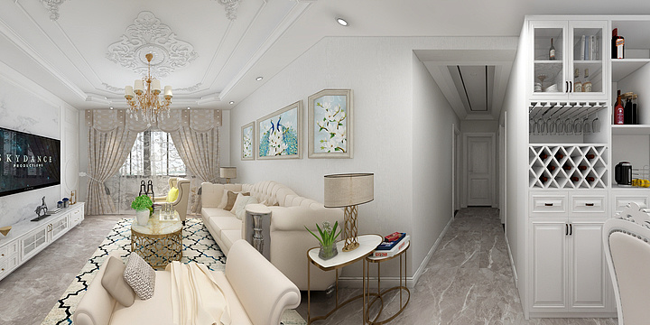 徐州艺境空间装饰-德信珑玺台--人生若只如初见120-装修设计方案