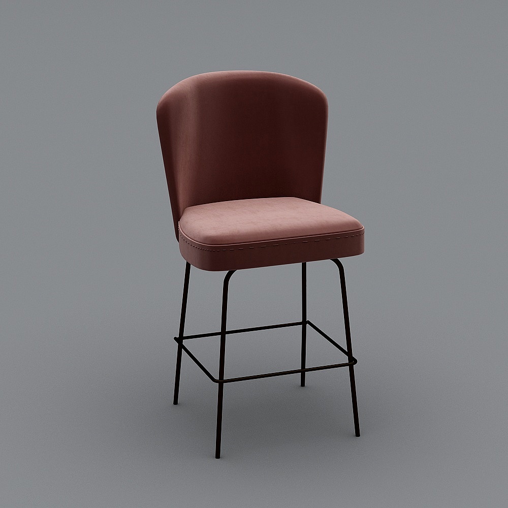 PJQ-吧椅043D模型
