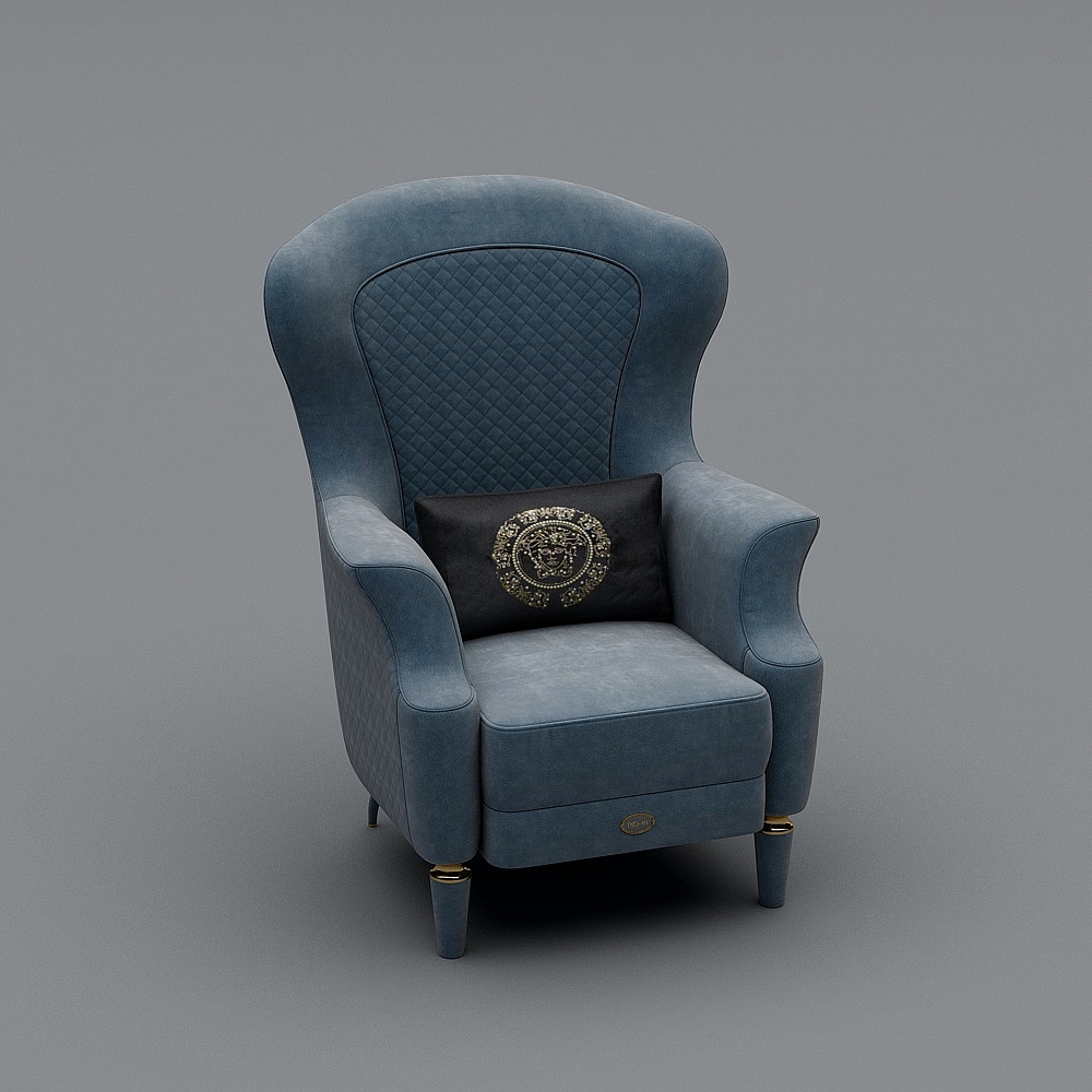 巴夏-ZD008休闲椅3D模型