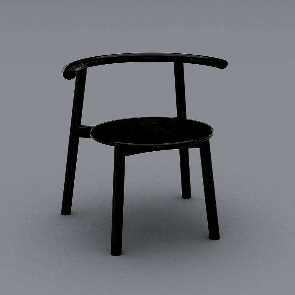 现代轻奢茶室-椅子3D模型