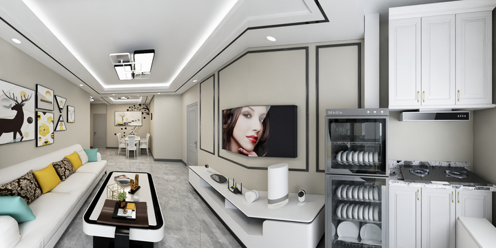 馨家装饰欧派定制-盛世祥府4号楼1单元901室85平方-装修设计方案