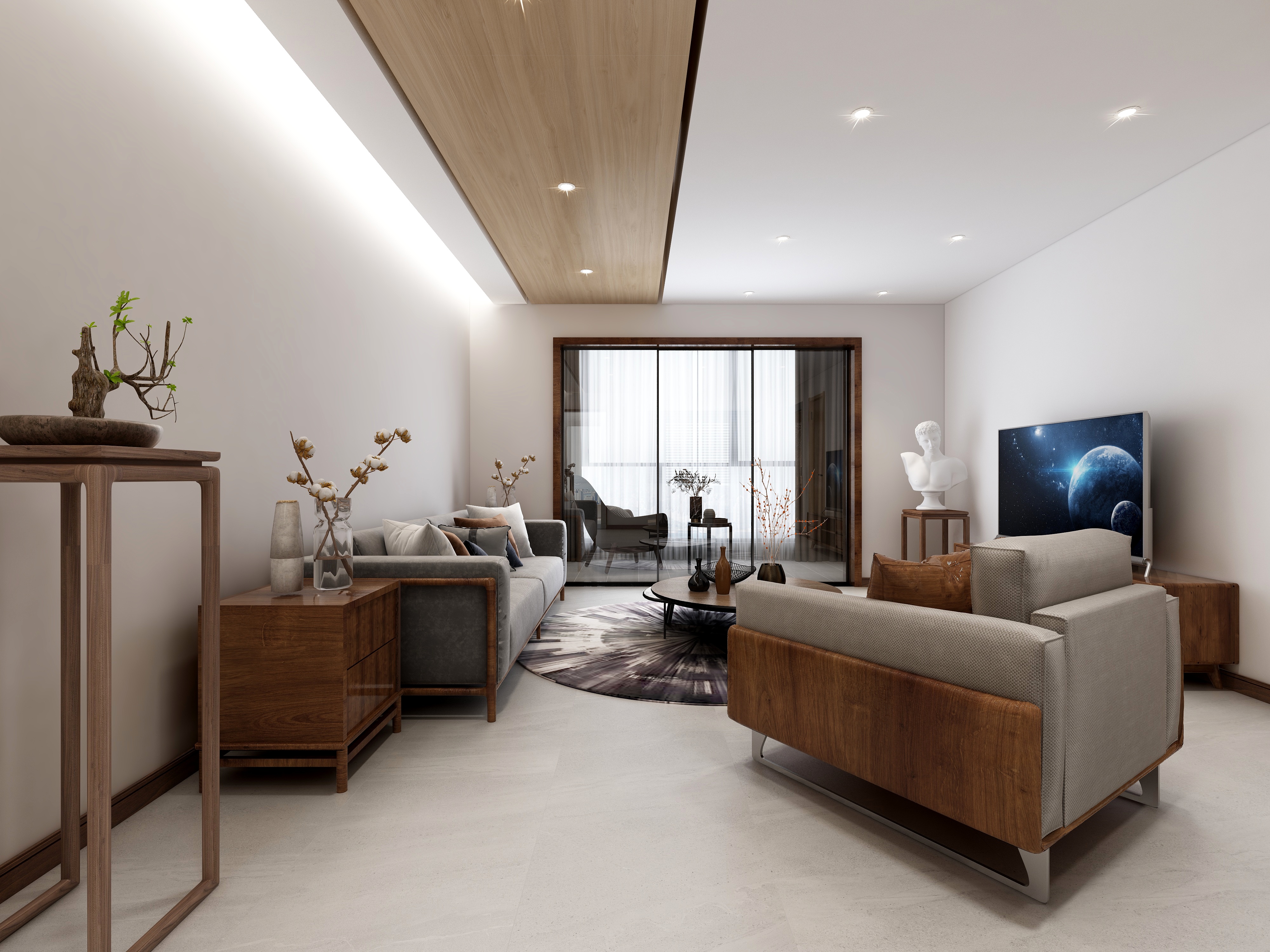 卢彦汀-富源悦府X2户型-断舍离-卢山-装修设计方案