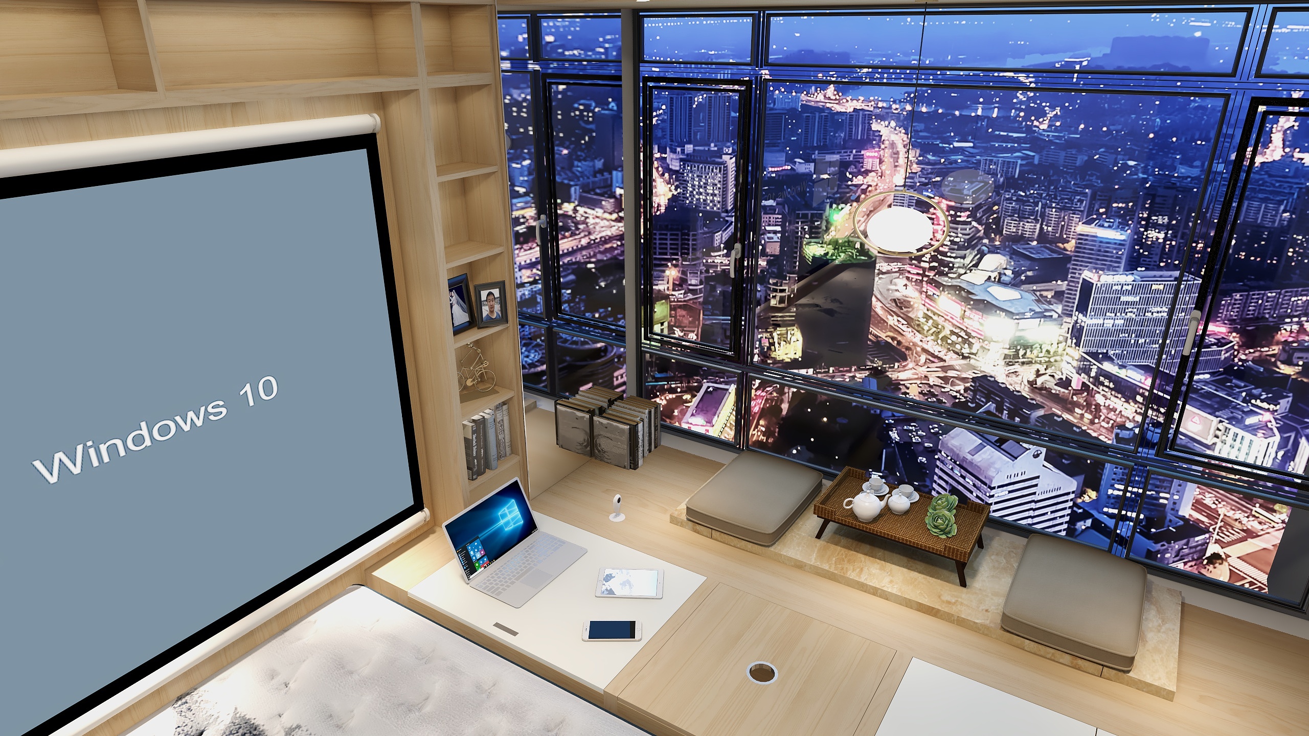 PN华山论剑-东部新城H-超级影音卧室-装修设计方案