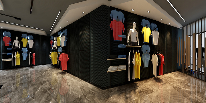 正梁设计-服装展厅-装修设计方案