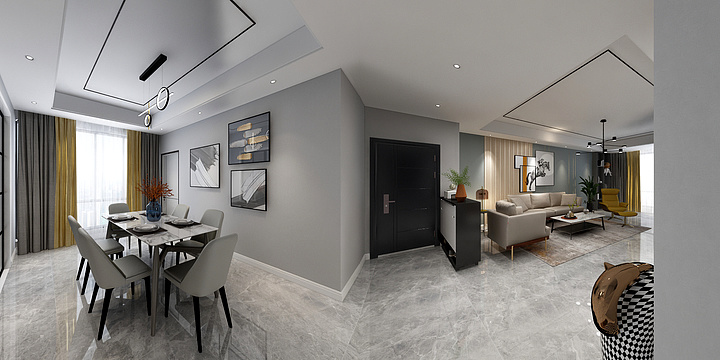 休空湖南常德彭雁_-德商汇景城5-1-3001效果图-装修设计方案