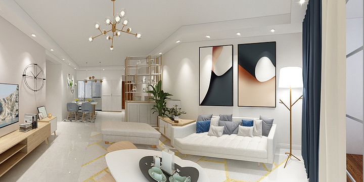 金先生设计师-民众丽豪花园钱总1-装修设计方案