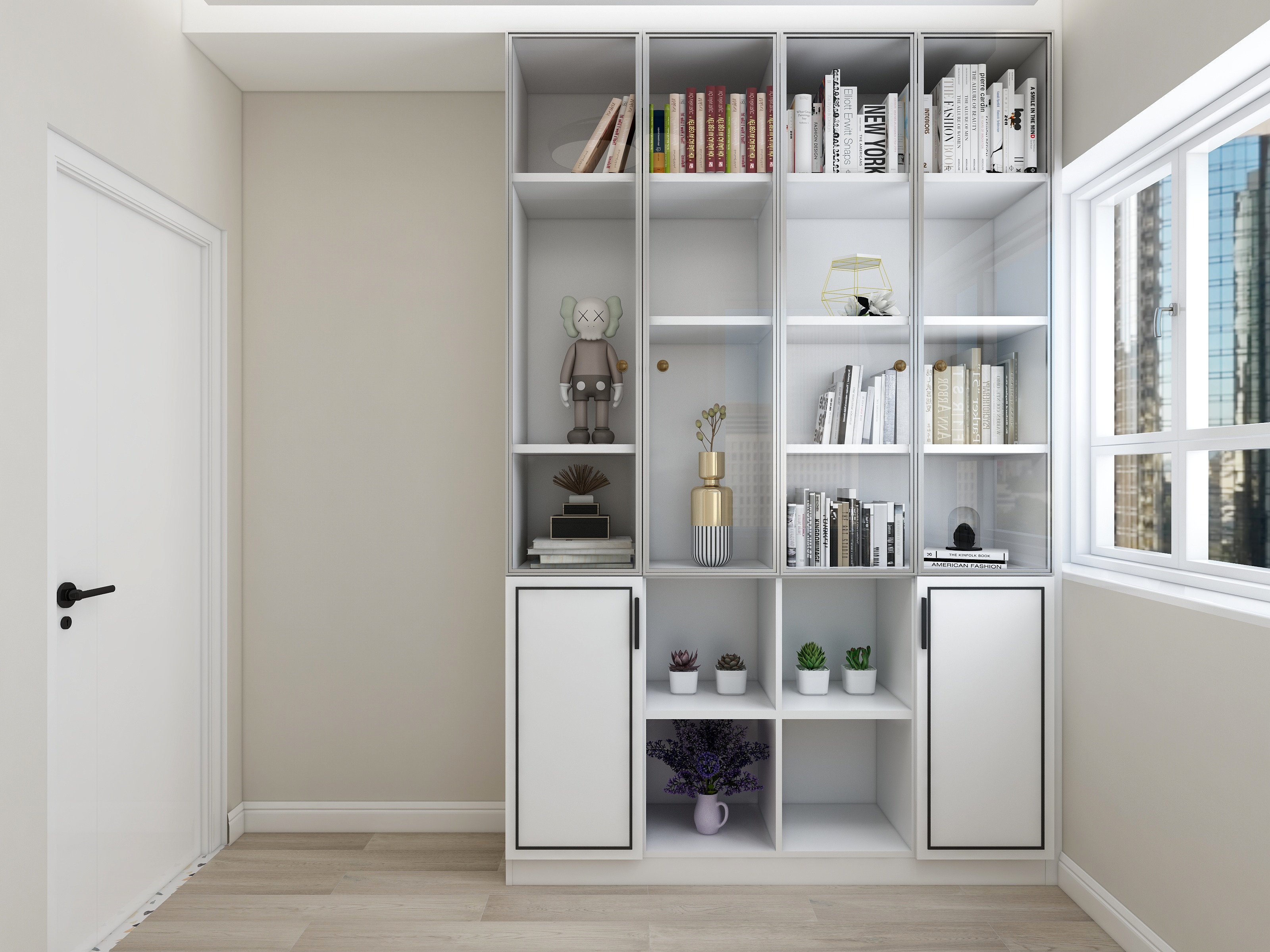 xxxupupup-德信海德公园83.00㎡A2’3室2厅1卫1厨装修效果图