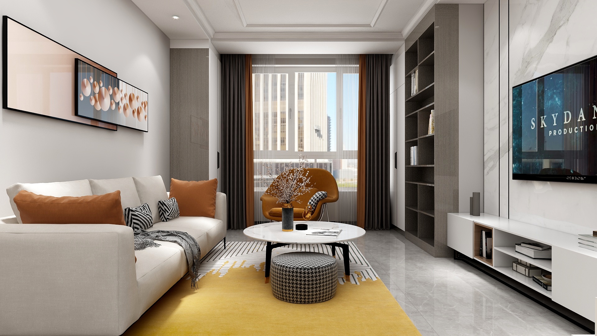 小小呆萌-万象天地公寓2002杨叔家-装修设计方案