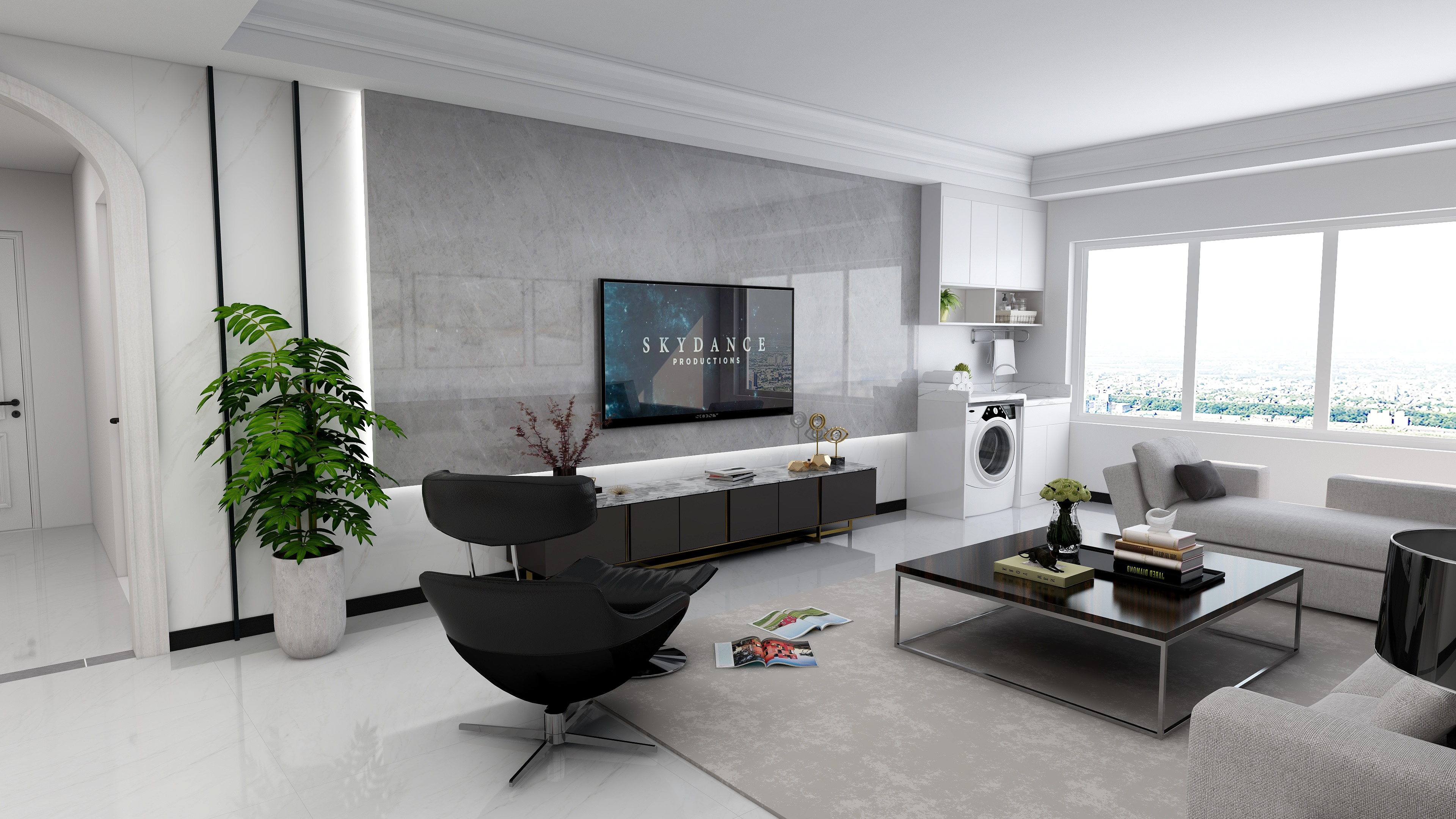 济南安华瓷砖旗舰店-济南万达华府-装修设计方案