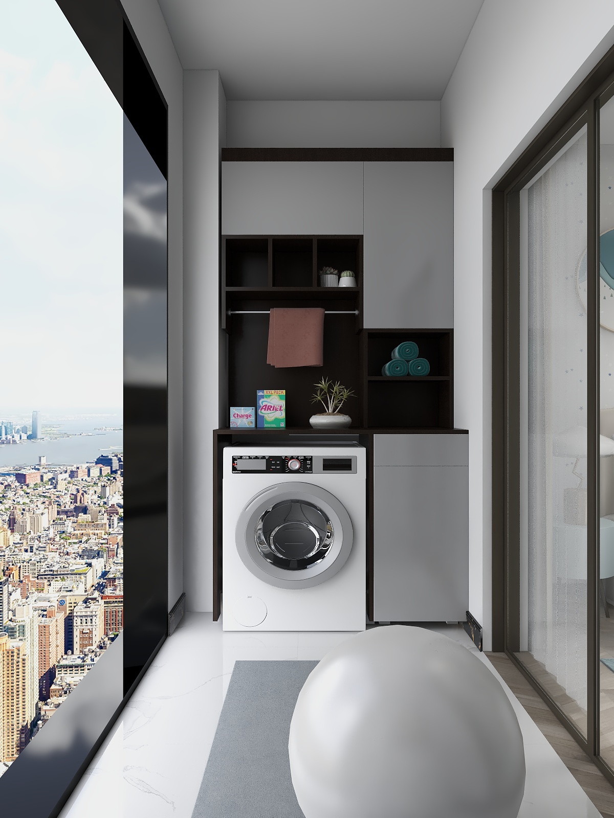 艾文丨设计师-瑞和园113㎡B户型3室0厅1卫1厨装修效果图