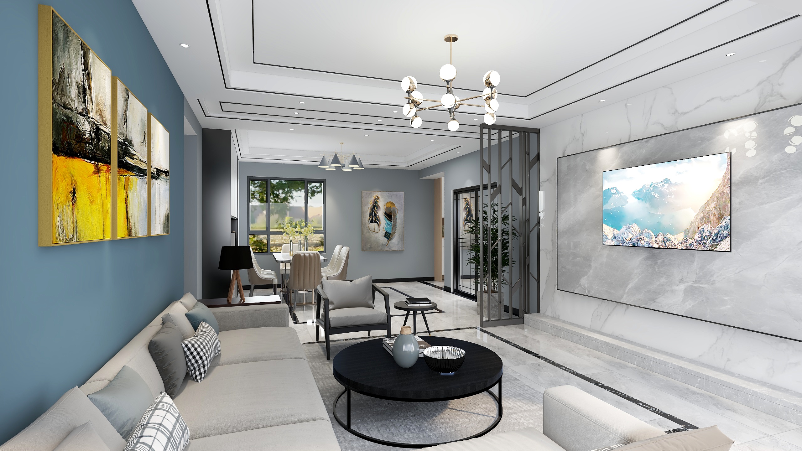 全案设计梅江斌-水岸豪庭-1-装修设计方案