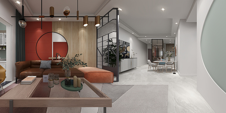 煜荣设计丨-时尚北欧丨新潮流-装修设计方案