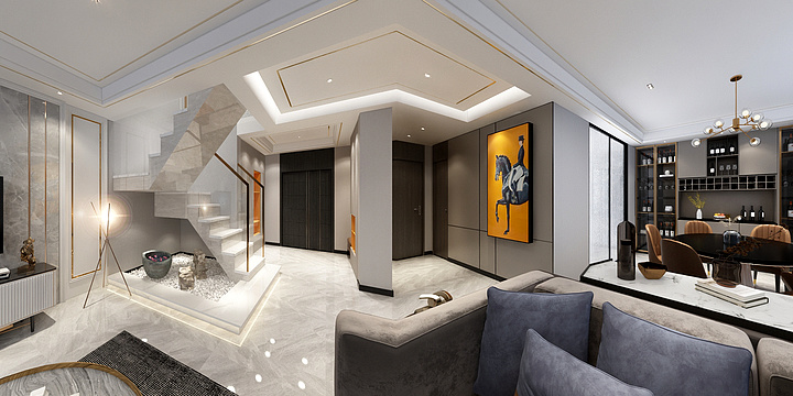 T1T-北辰叠墅&轻奢方案一-装修设计方案