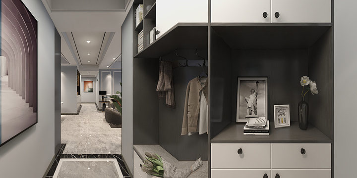 玄月设计-御景华府15#1-602客餐厅展示-装修设计方案