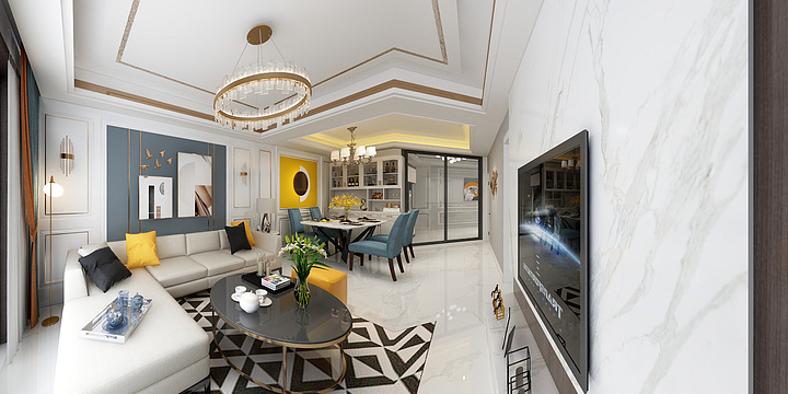 太阳花花儿儿-东莞现代-装修设计方案