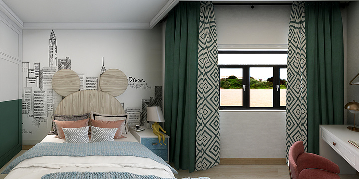 设计师丨王新-『瑞和园』简约现代-装修设计方案