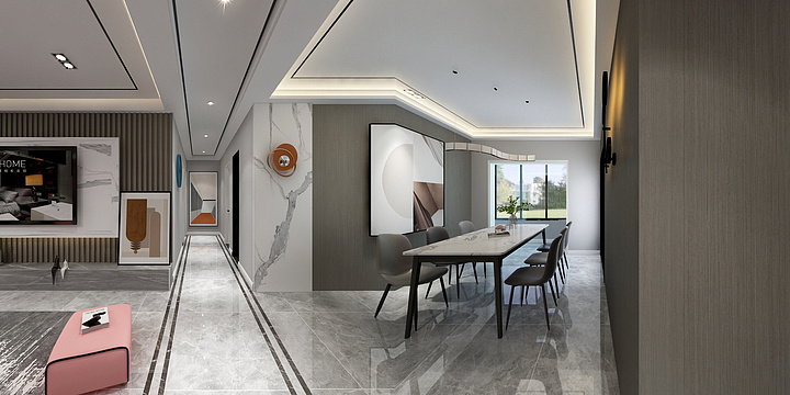 --MIJING觅景空间设计-巩留马丽娜效果图-装修设计方案