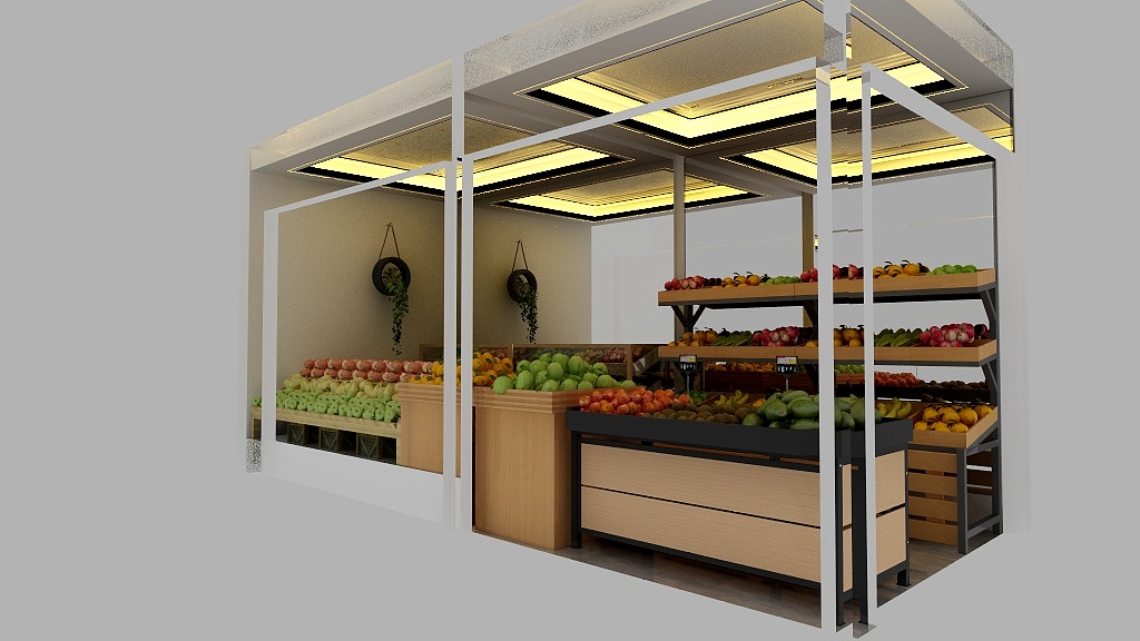 caringnKWi-水果店-装修设计方案