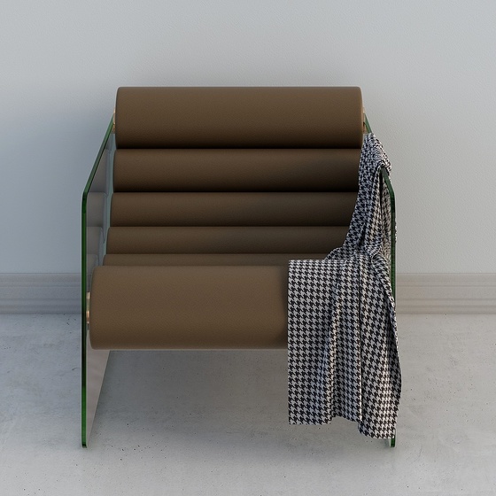 Minimalist Contemporary Modern Single Sofa,Seats & Sofas,Single Sofa,Brown