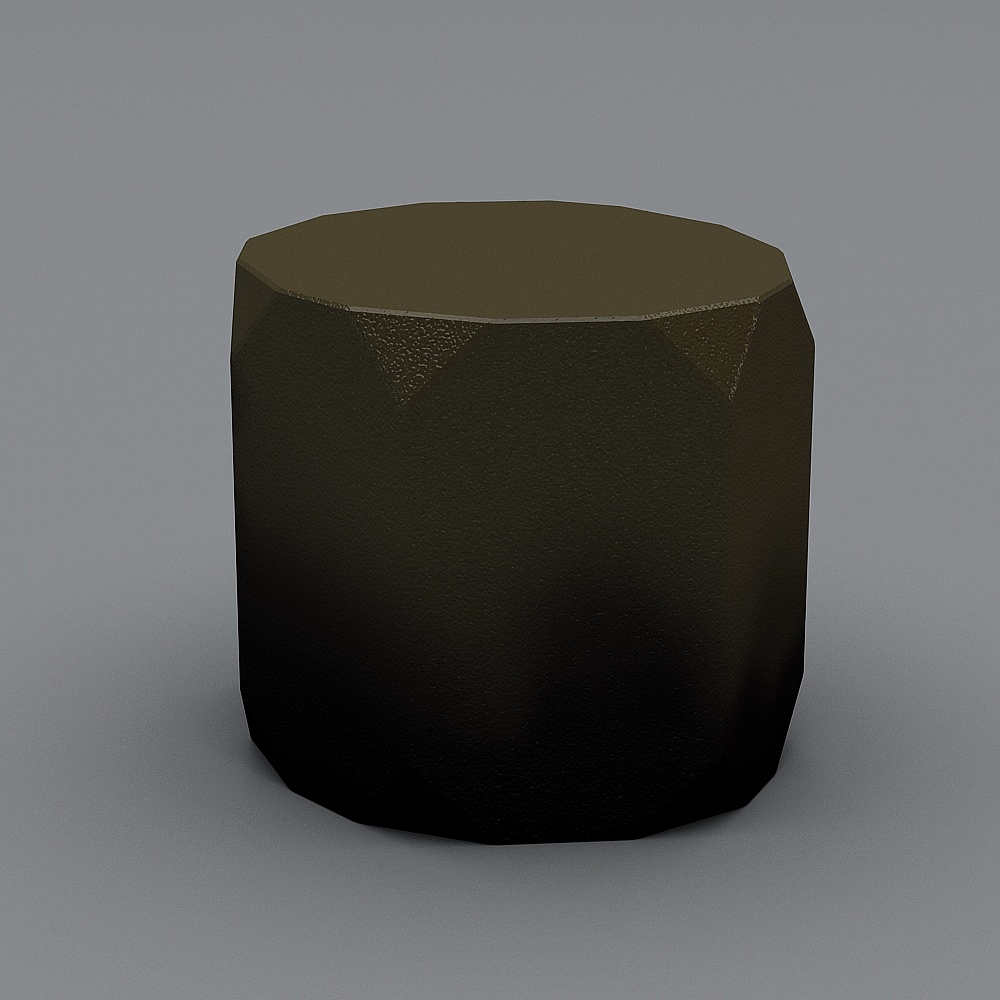 现代客餐厅-木墩3D模型