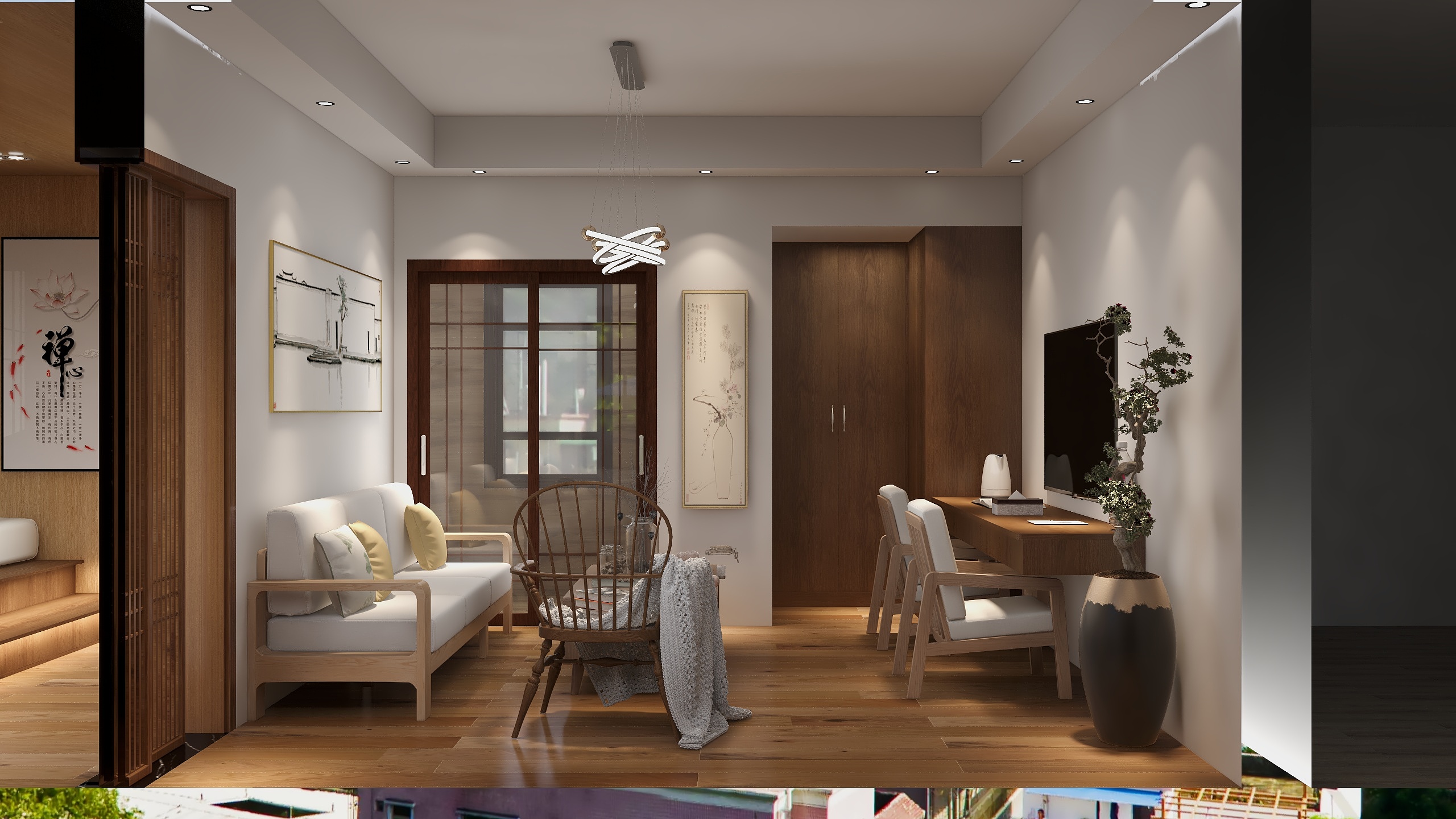 兴兴建筑装饰工程有限公司-民宿二层-装修设计方案