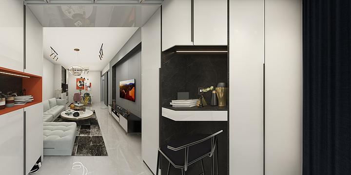 汕头至美家居-新华禧6-803-装修设计方案