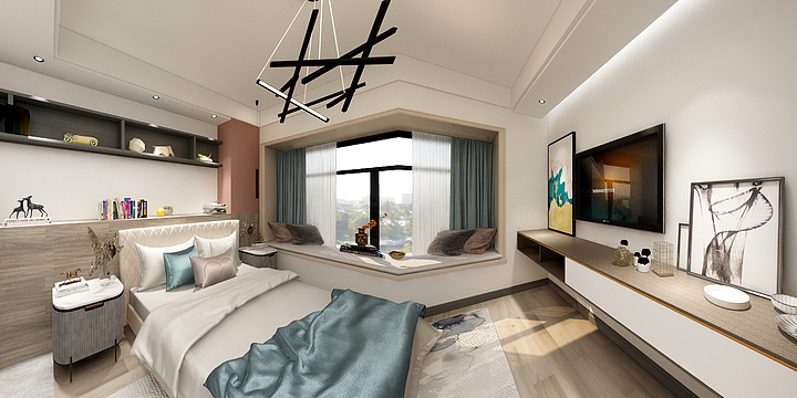 青橙設計-K1户型-装修设计方案