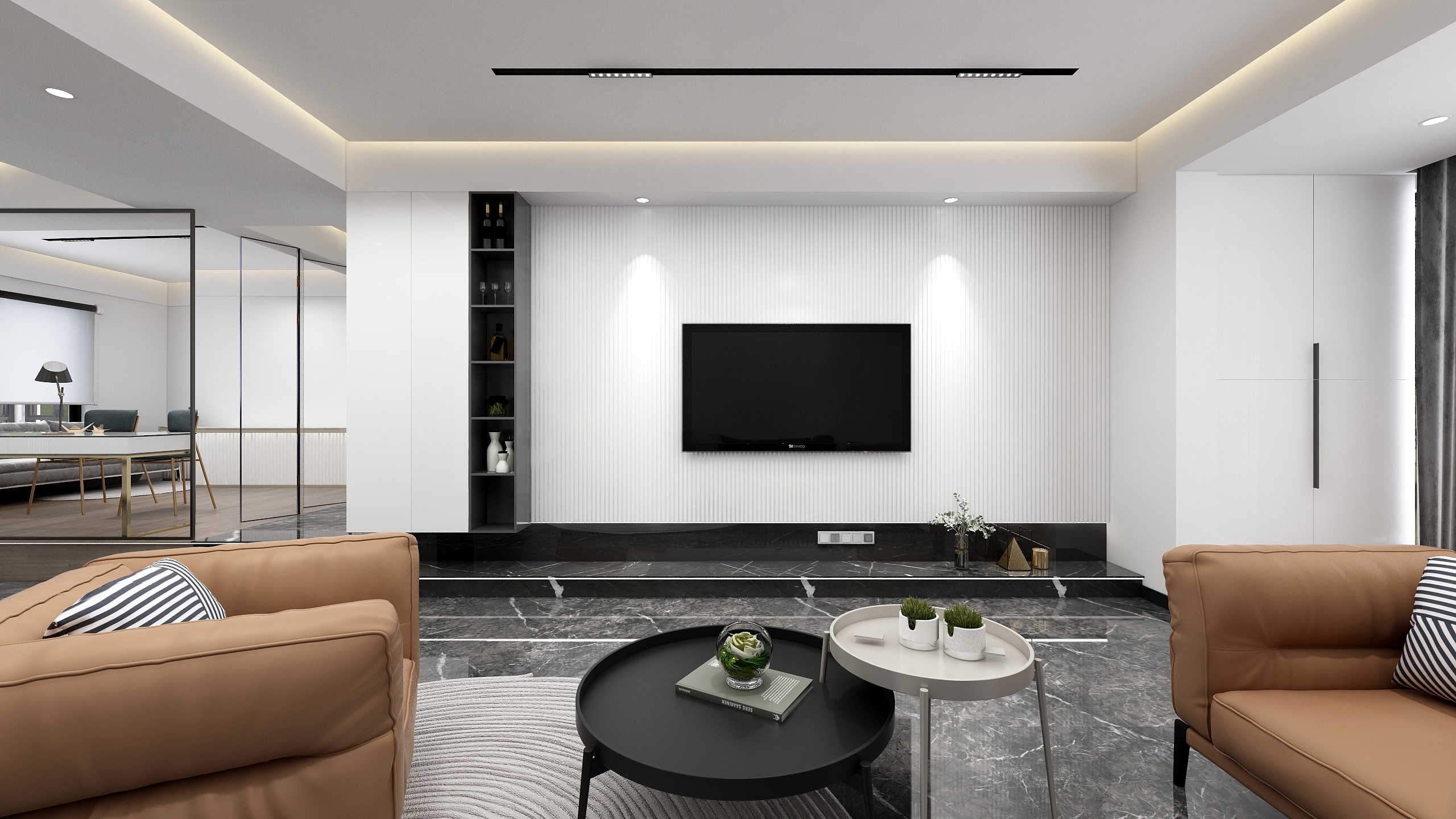 舒大宝ODUa-黑白灰极简风格-装修设计方案