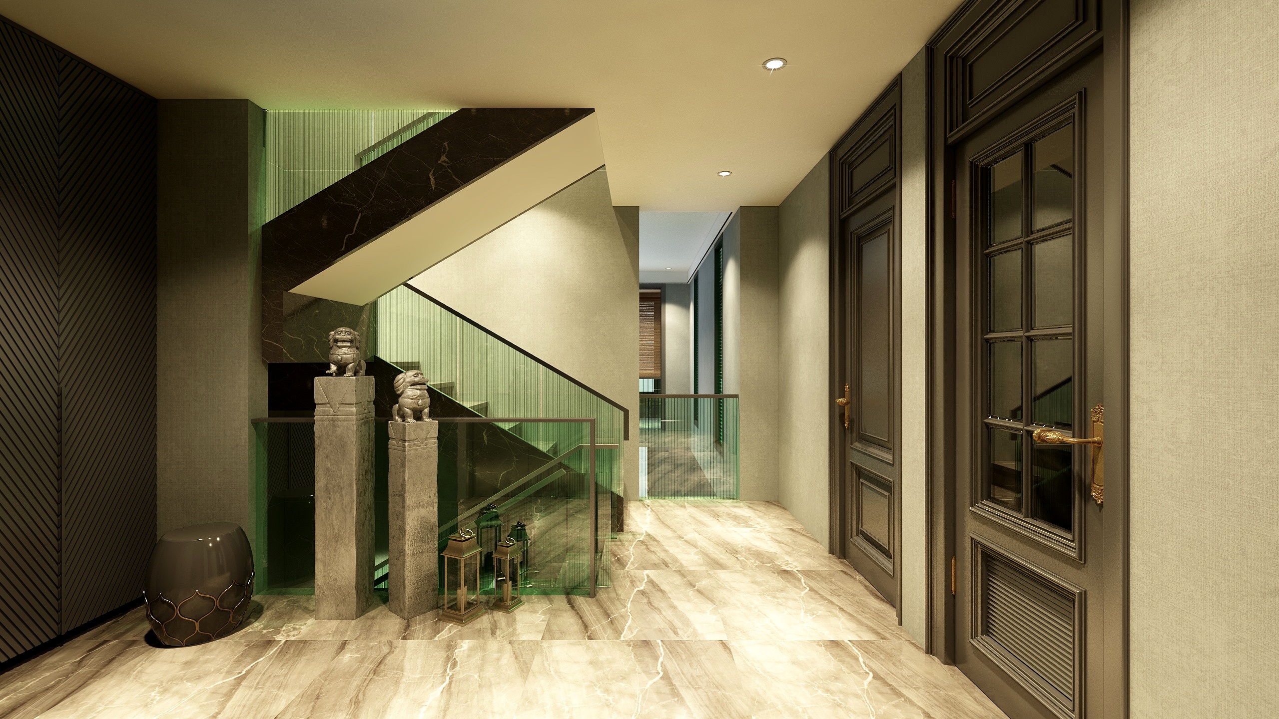 金舍装饰王新-金舍王新-富力十号230㎡上叠徐府吉宅设计方案-装修设计方案