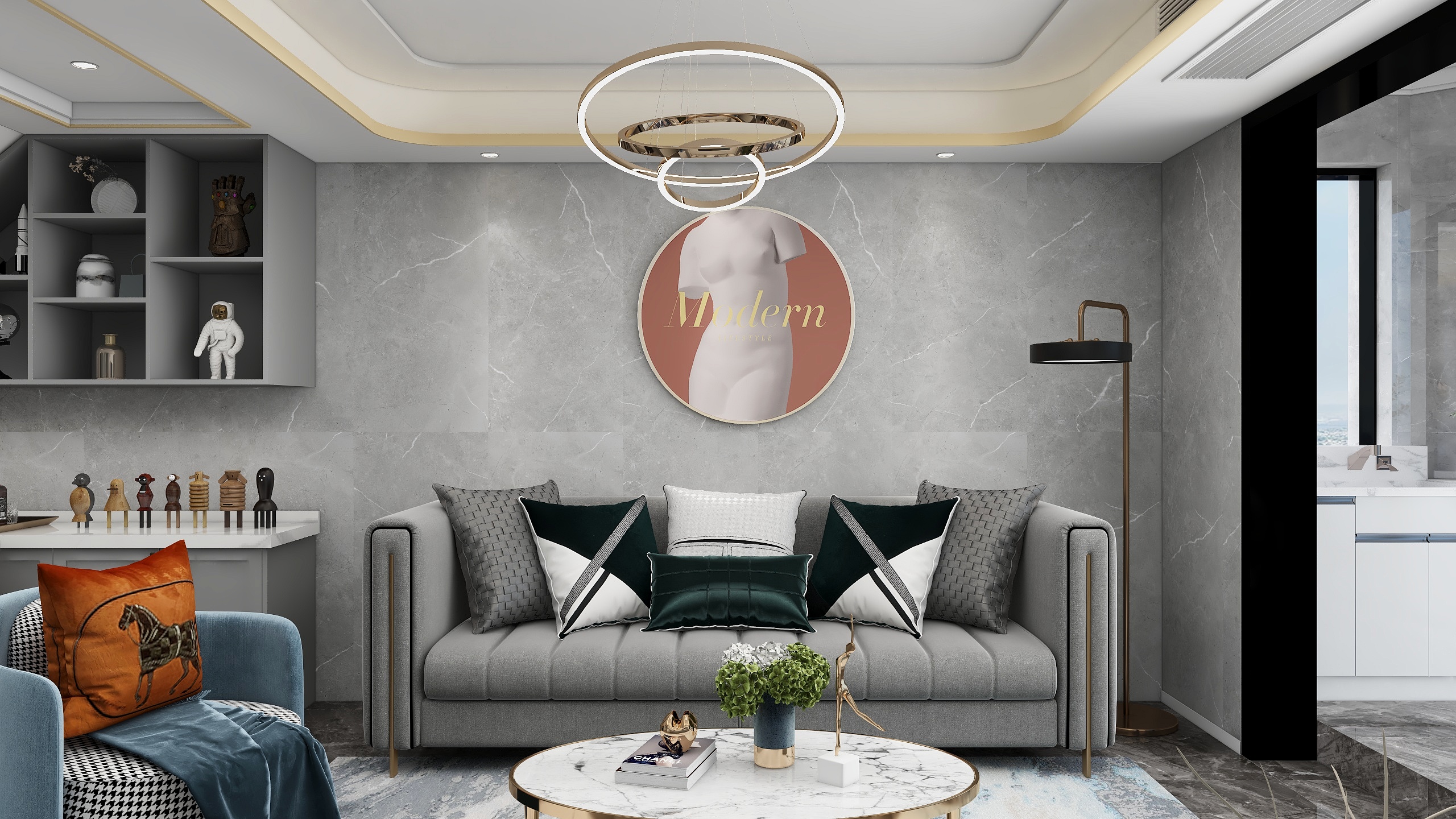 烎设计-凡尔赛宫现代轻奢2.0-装修设计方案