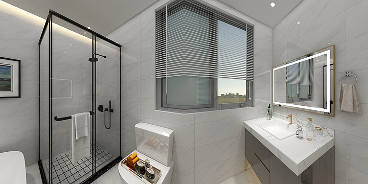 苏州张李城诺贝尔新区店-甪直自建---现代简约风格-装修设计方案