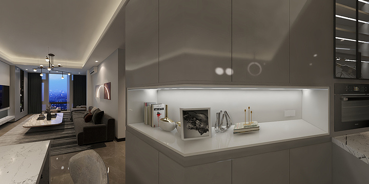 室内设计师王志良-金地梅龙镇18B-装修设计方案