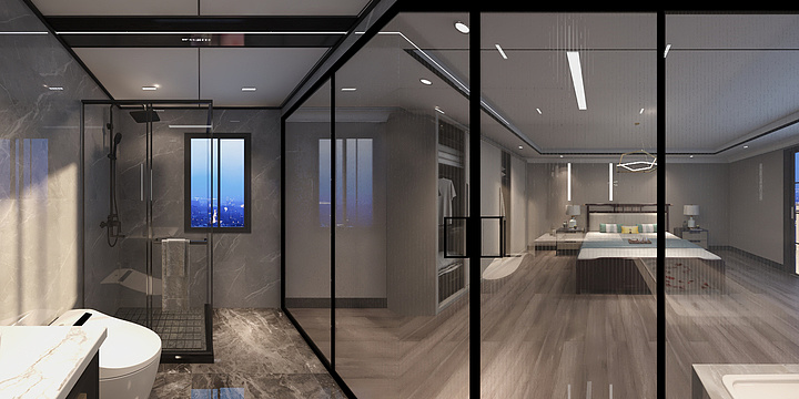 杭州临安法狮龙吊顶-青山夹沙坞【林女士】三楼东卫-装修设计方案