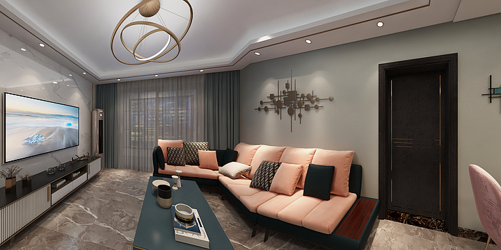 七寒设计工作室-瑞马名门13-西-2302-装修设计方案