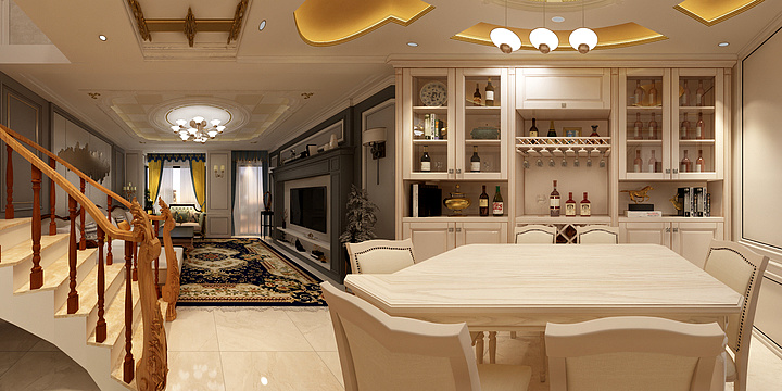 自由设计阿华-马明项（简欧风格）-装修设计方案