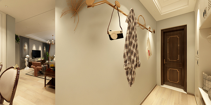 依依设计空间-美式复古-副本-装修设计方案