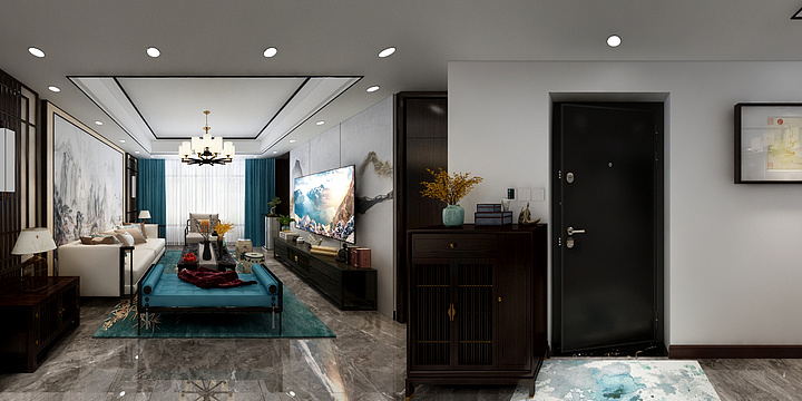 莫格建筑装饰工程有限公司-海兴孙云升局长家-装修设计方案